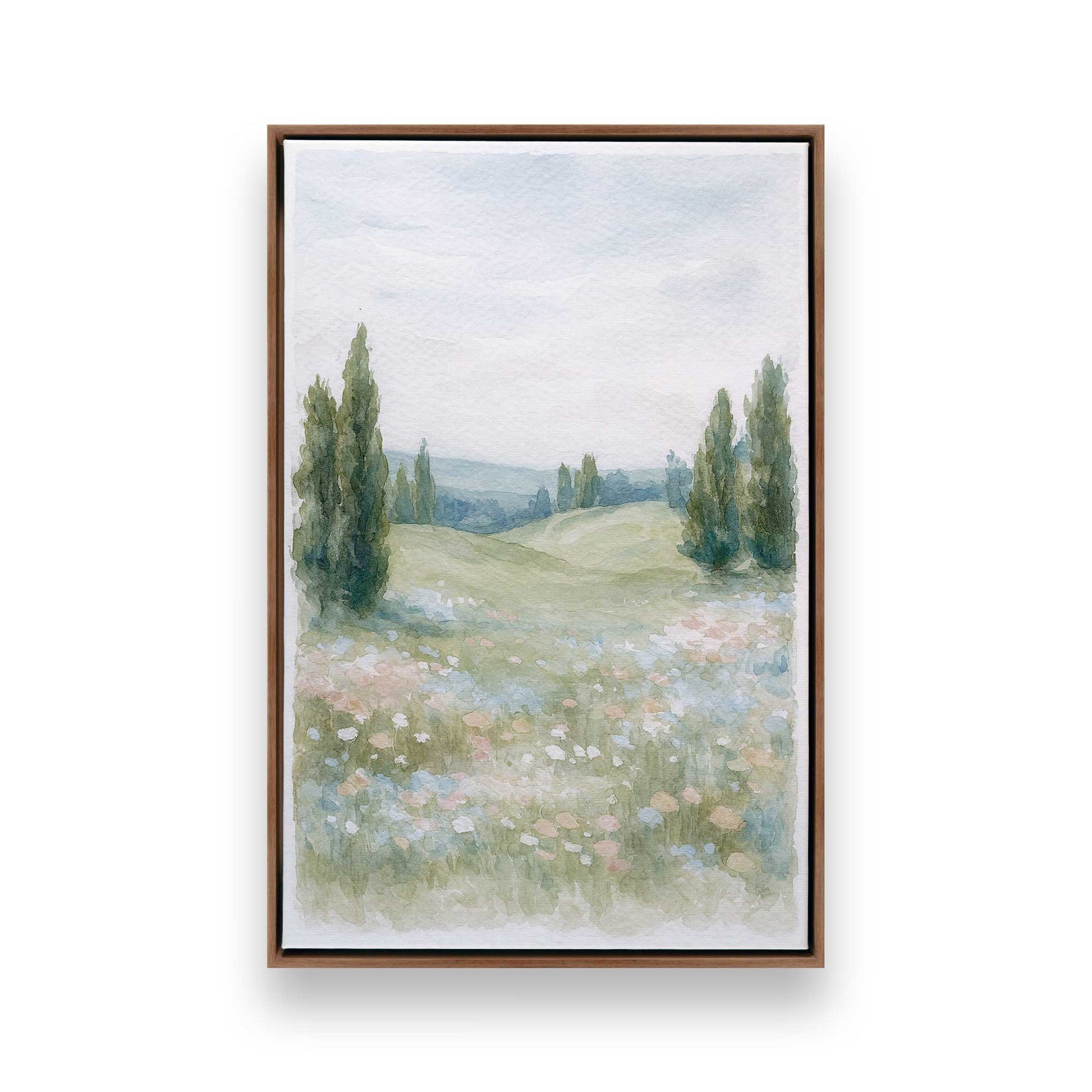 [Color:Walnut], Picture of art in a Walnut frame
