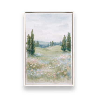 [Color:Opaque White], Picture of art in a White frame