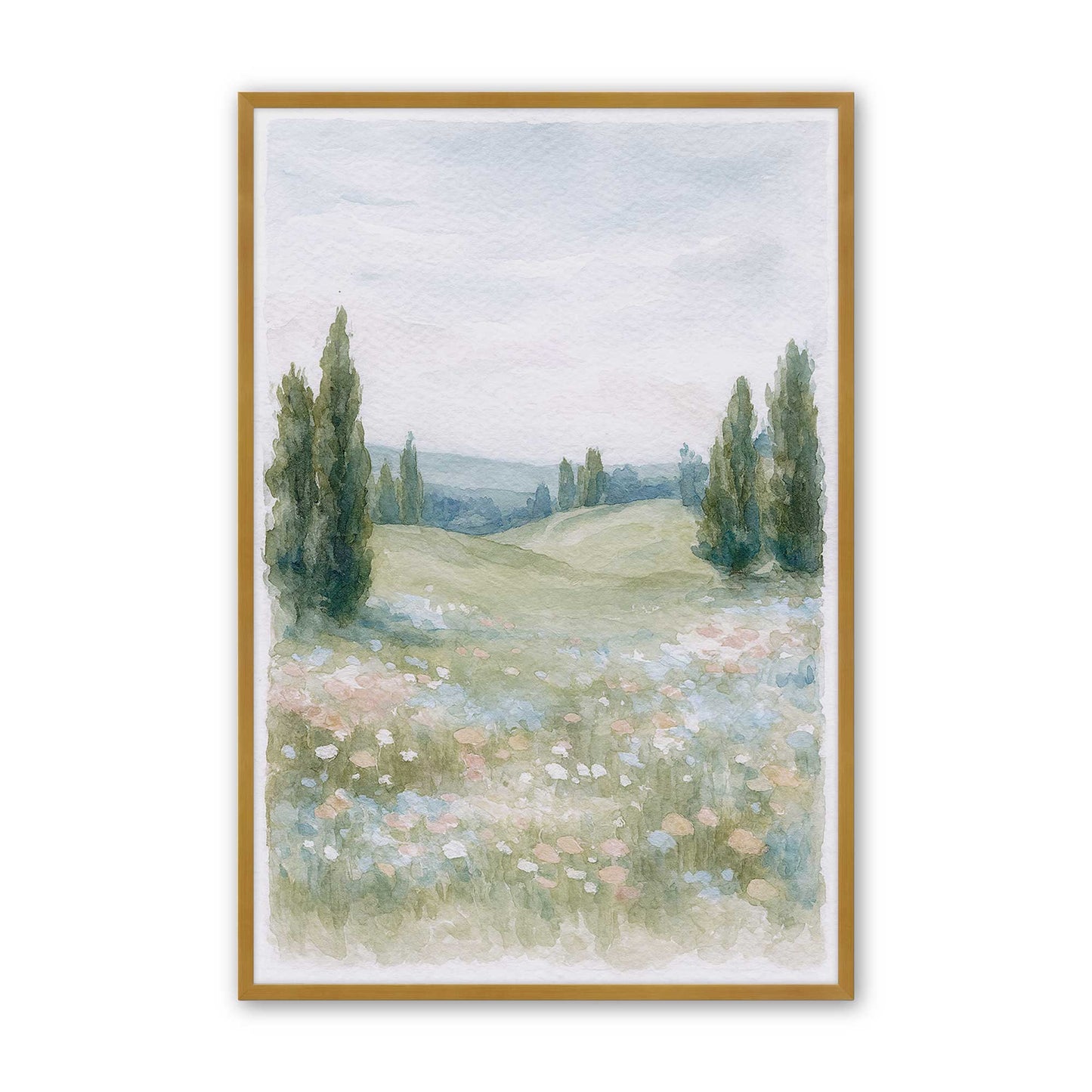 [Color:Polished Gold], Picture of art in a Polished Gold frame