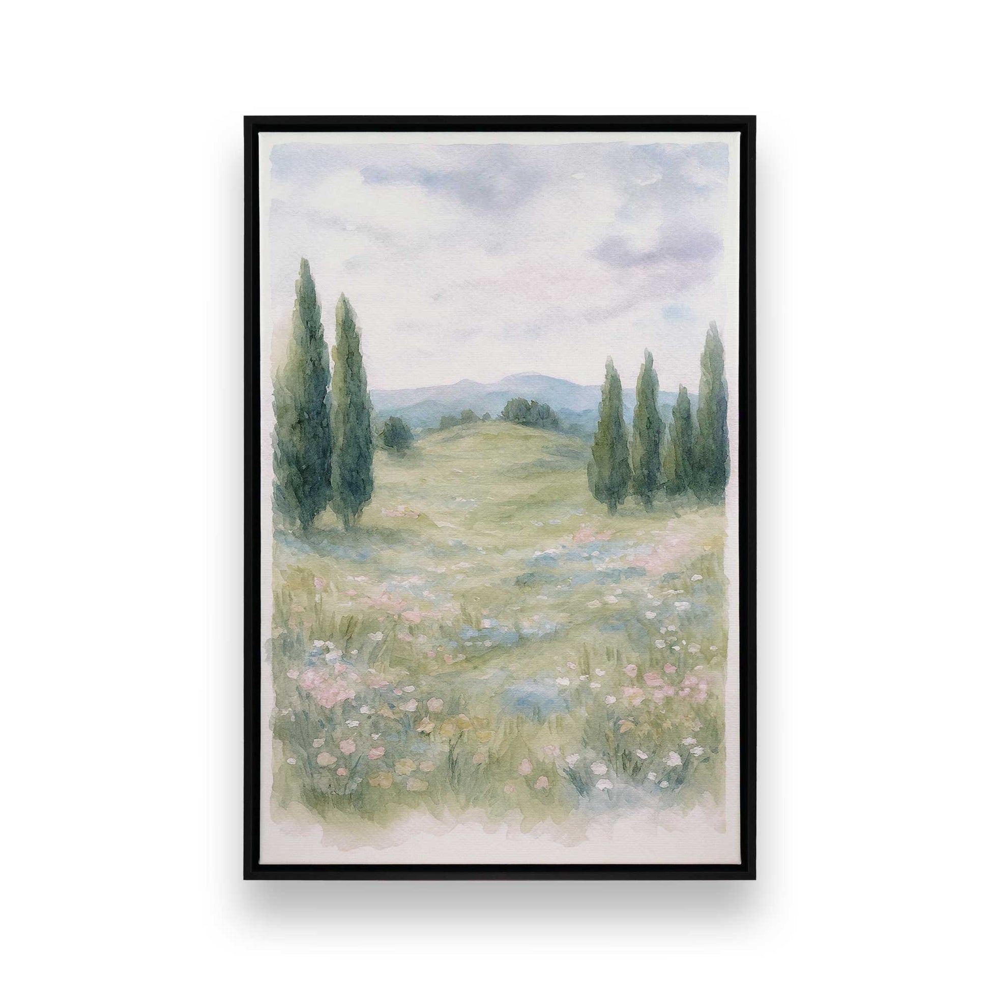 [Color:Satin Black], Picture of art in a Satin Black frame