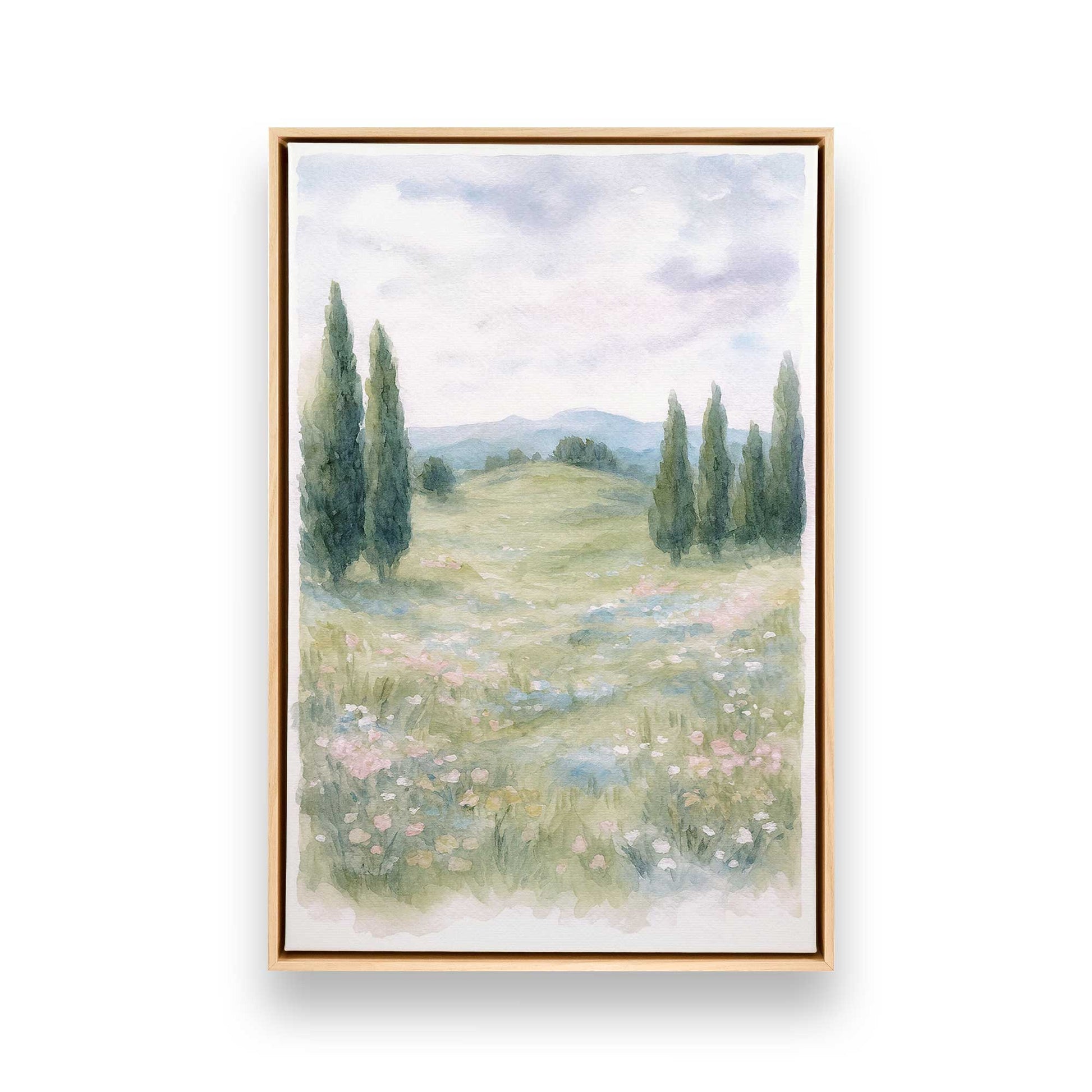 [Color:American Maple], Picture of art in a American Maple frame