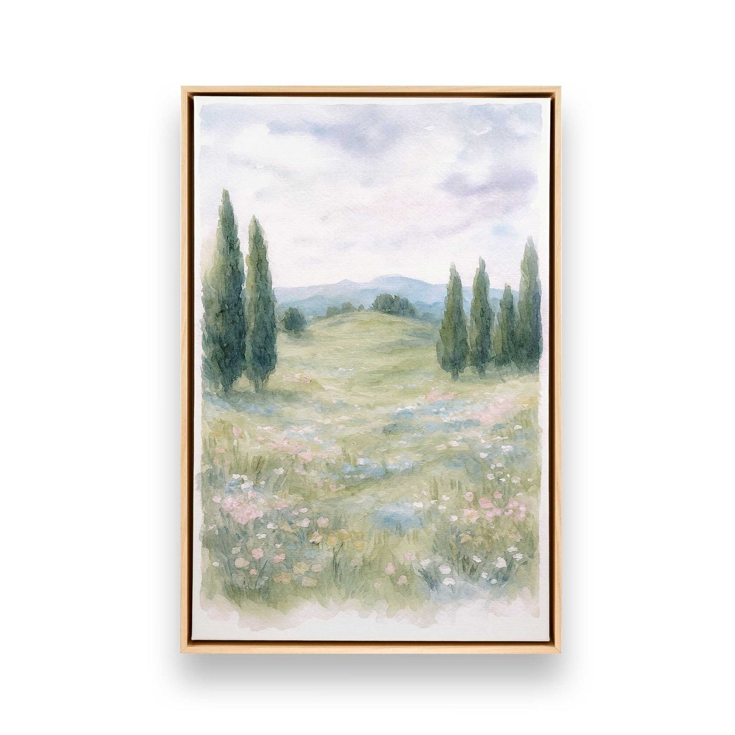 [Color:American Maple], Picture of art in a American Maple frame