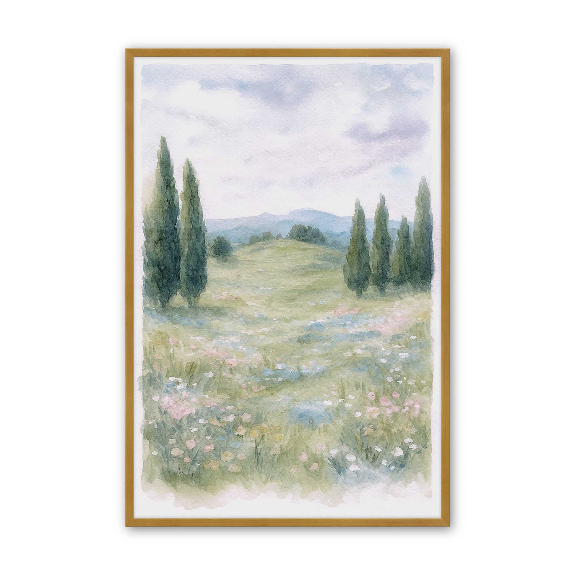 [Color:Polished Gold], Picture of art in a Polished Gold frame
