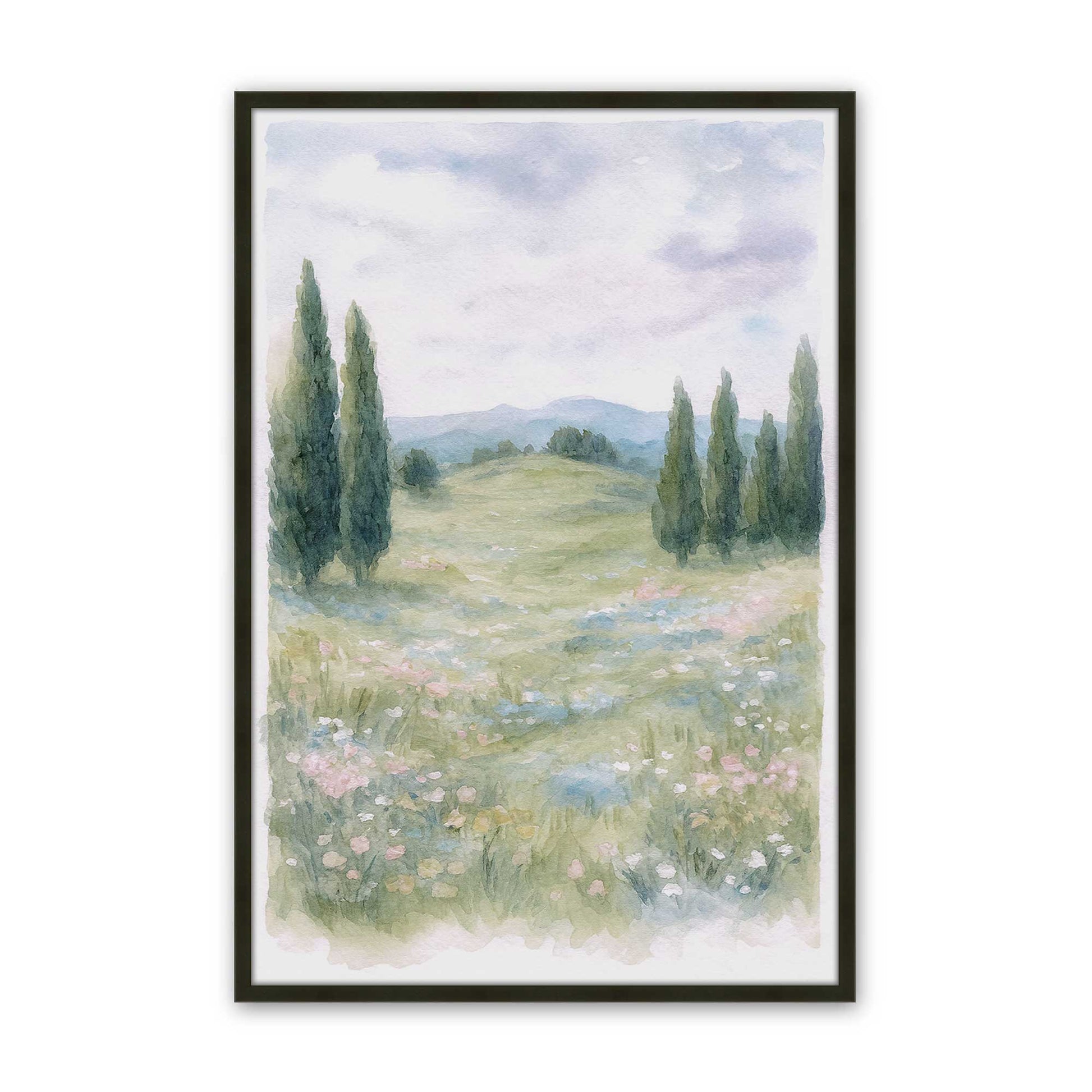 [Color:Satin Black], Picture of art in a Satin Black frame