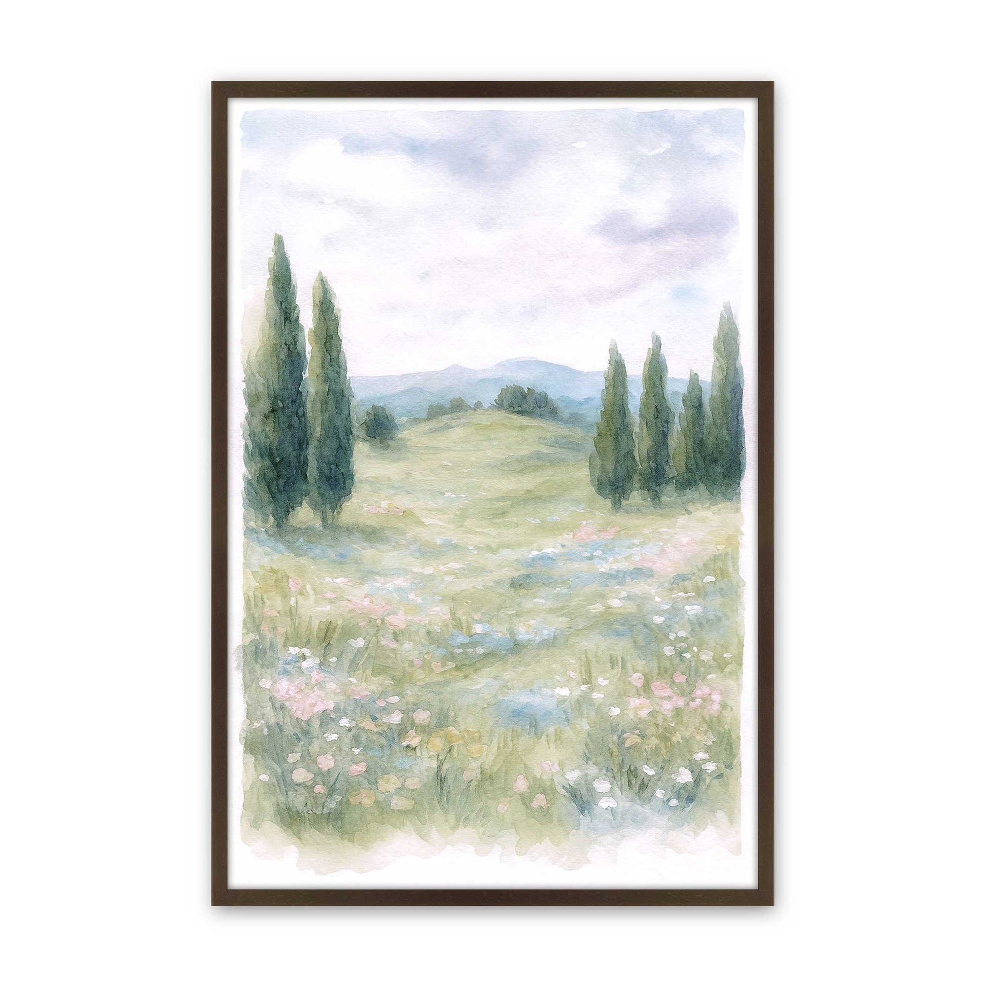 [Color:Belvinder Brown], Picture of art in a Belvinder Brown frame