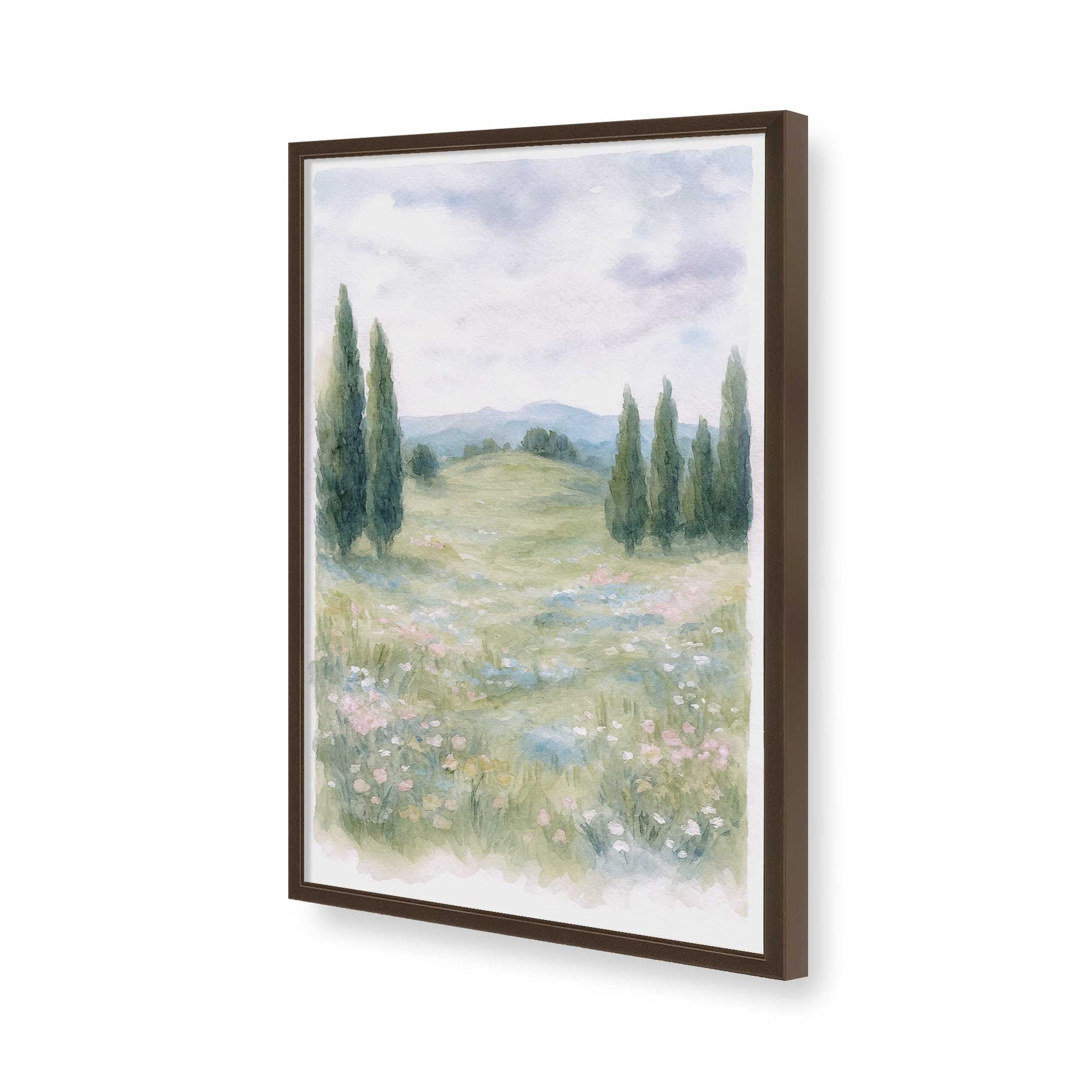 [Color:Belvinder Brown], Picture of art in a Belvinder Brown frame of the corner