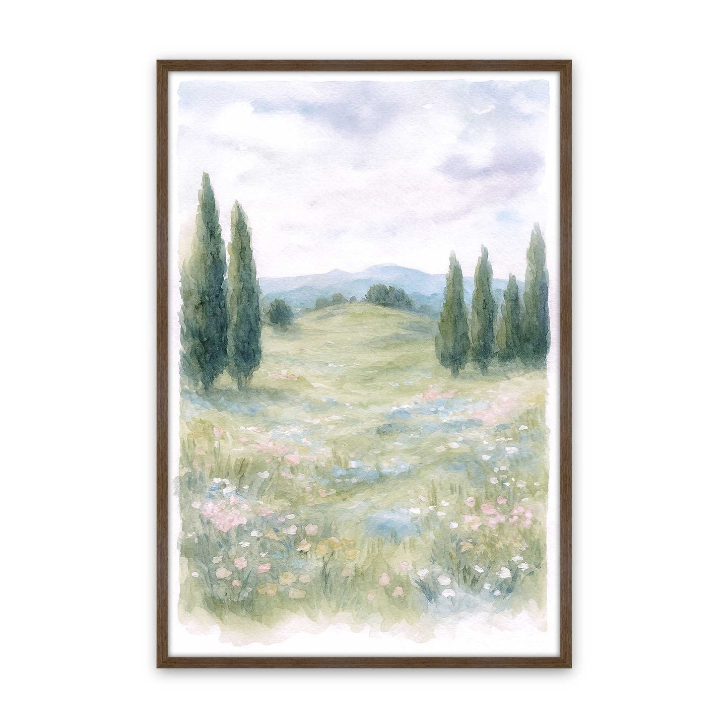 [Color:Walnut], Picture of art in a Walnut frame