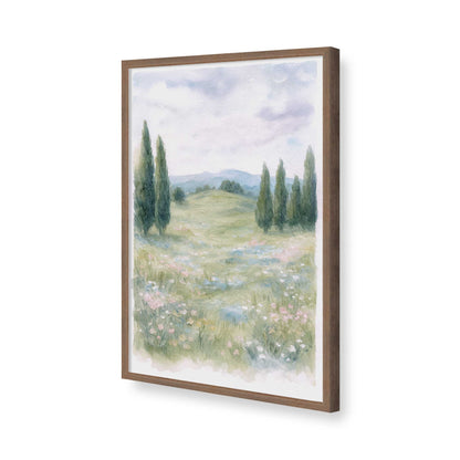 [Color:Walnut], Picture of art in a Walnut frame of the corner