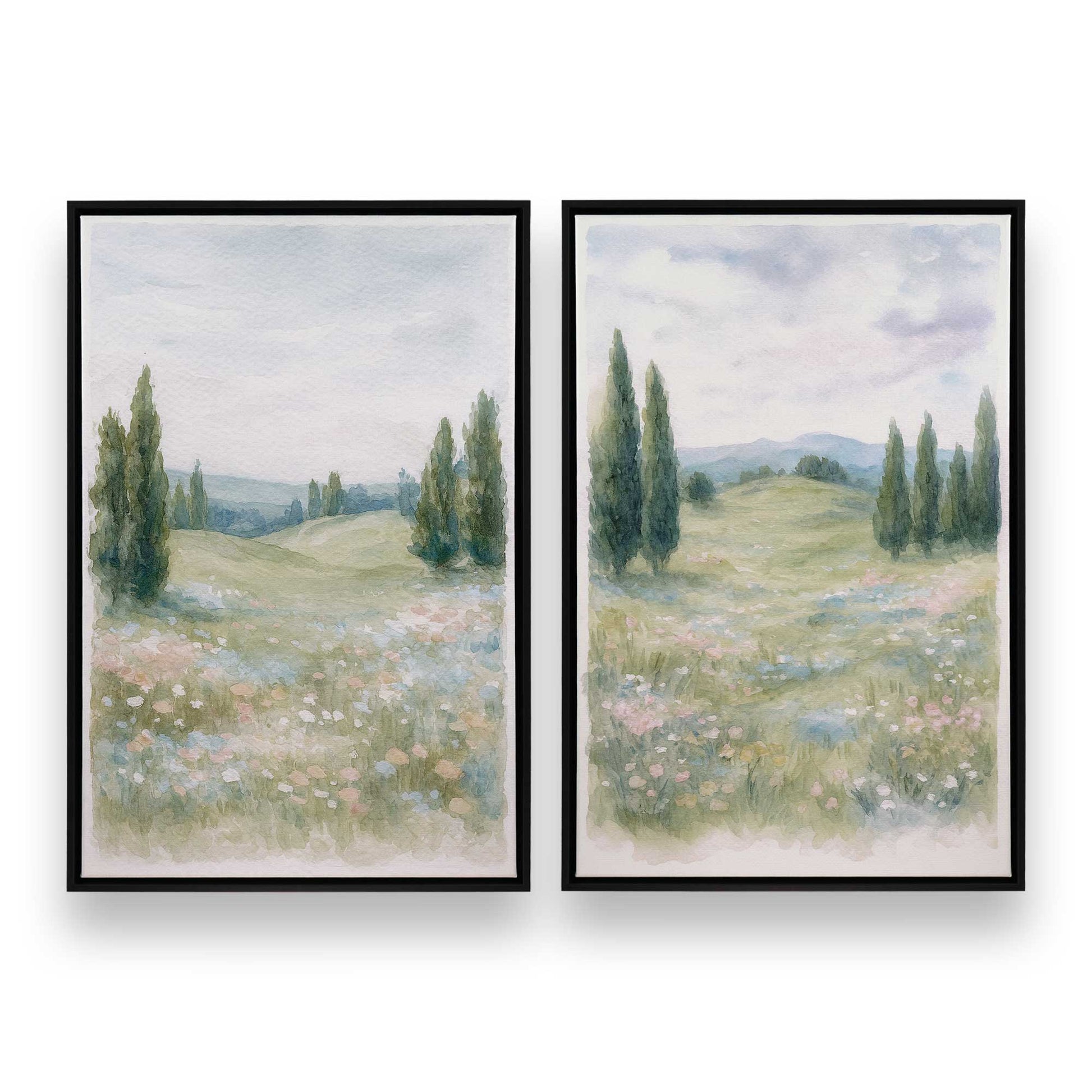 [Color:Satin Black], Picture of art in a Satin Black frame