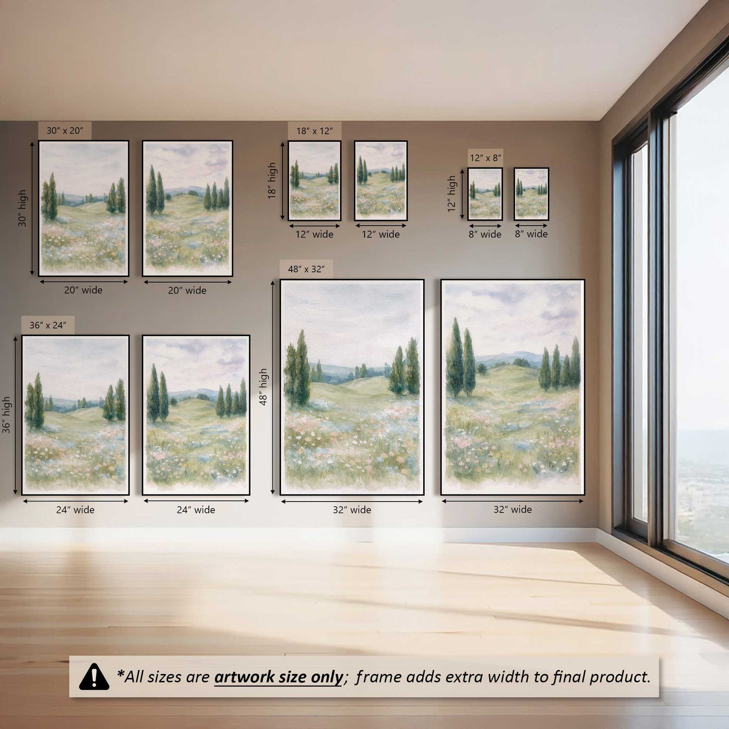 Wildflower Wonder, Set of 2 Canvas Prints