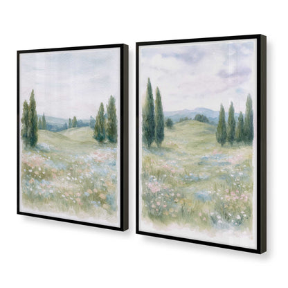 [Color:Satin Black], Picture of art in a Satin Black frame at an angle