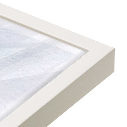 [Color:Opaque White], Picture of art in a Opaque White frame of the corner