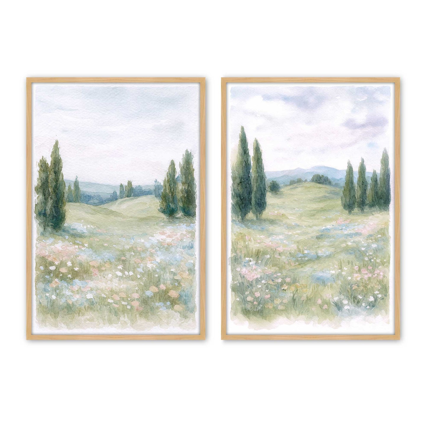 [Color:American Maple], Picture of art in a American Maple frame