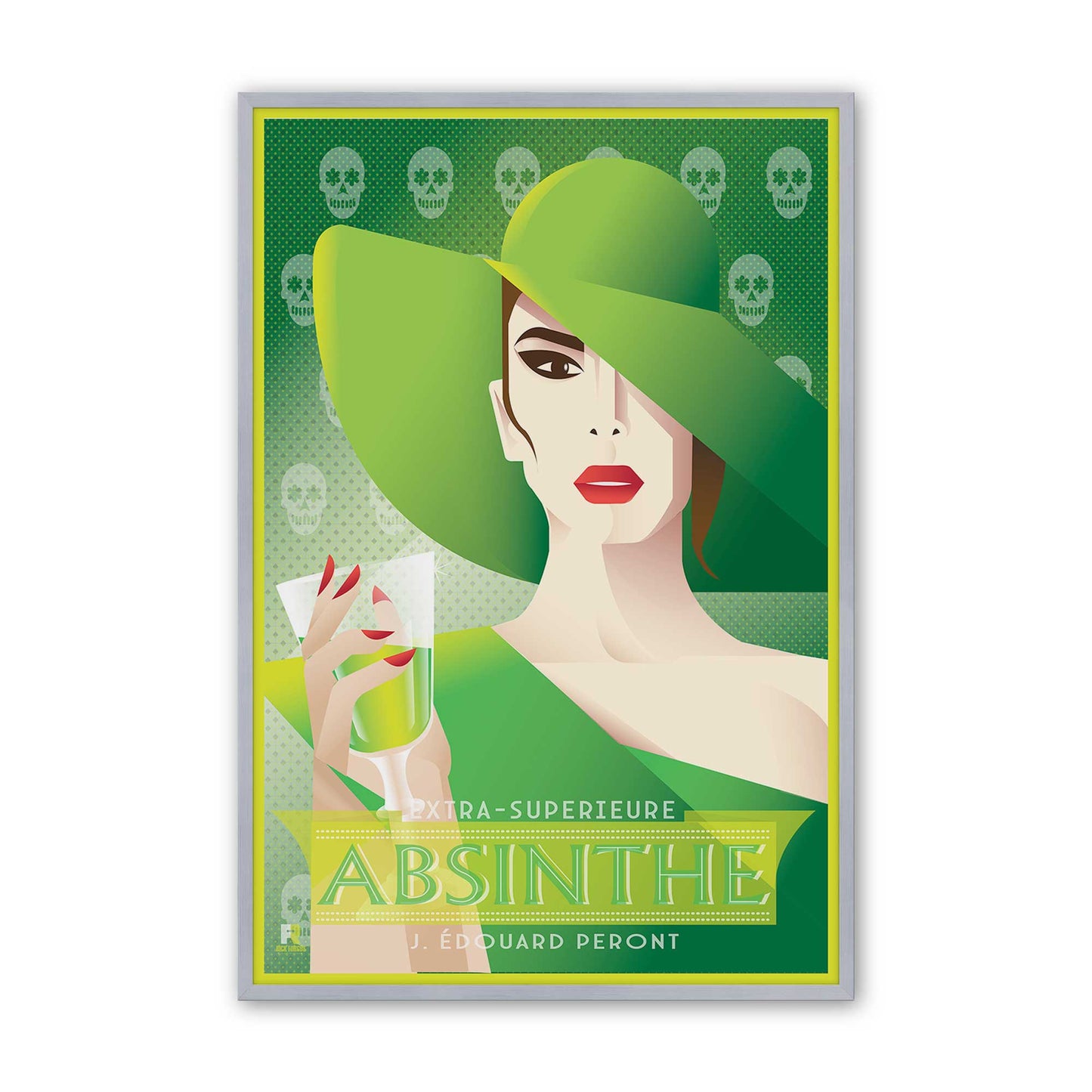 [Color:Polished Chrome], Picture of art in a Polished Chrome frame