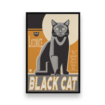 [Color:Satin Black], Picture of art in a Satin Black frame