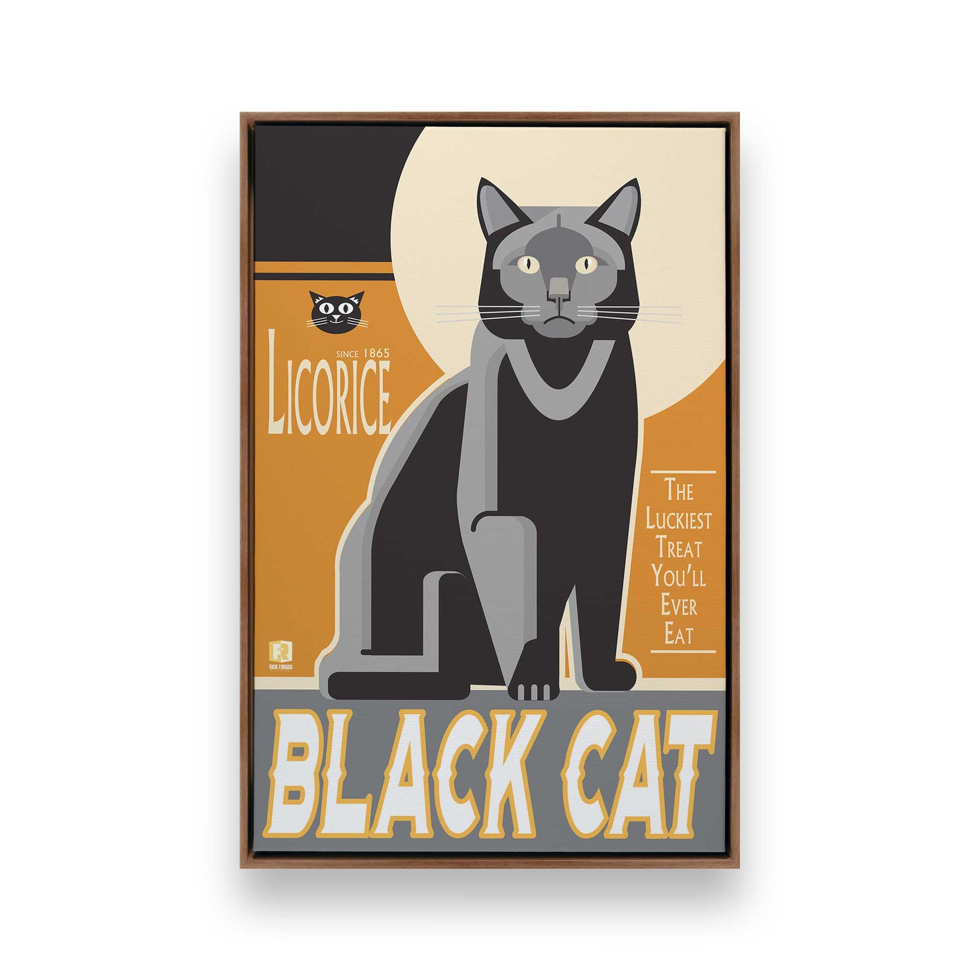 [Color:Walnut], Picture of art in a Walnut frame