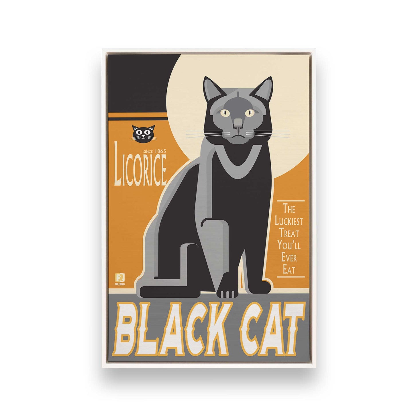 [Color:Opaque White], Picture of art in a White frame