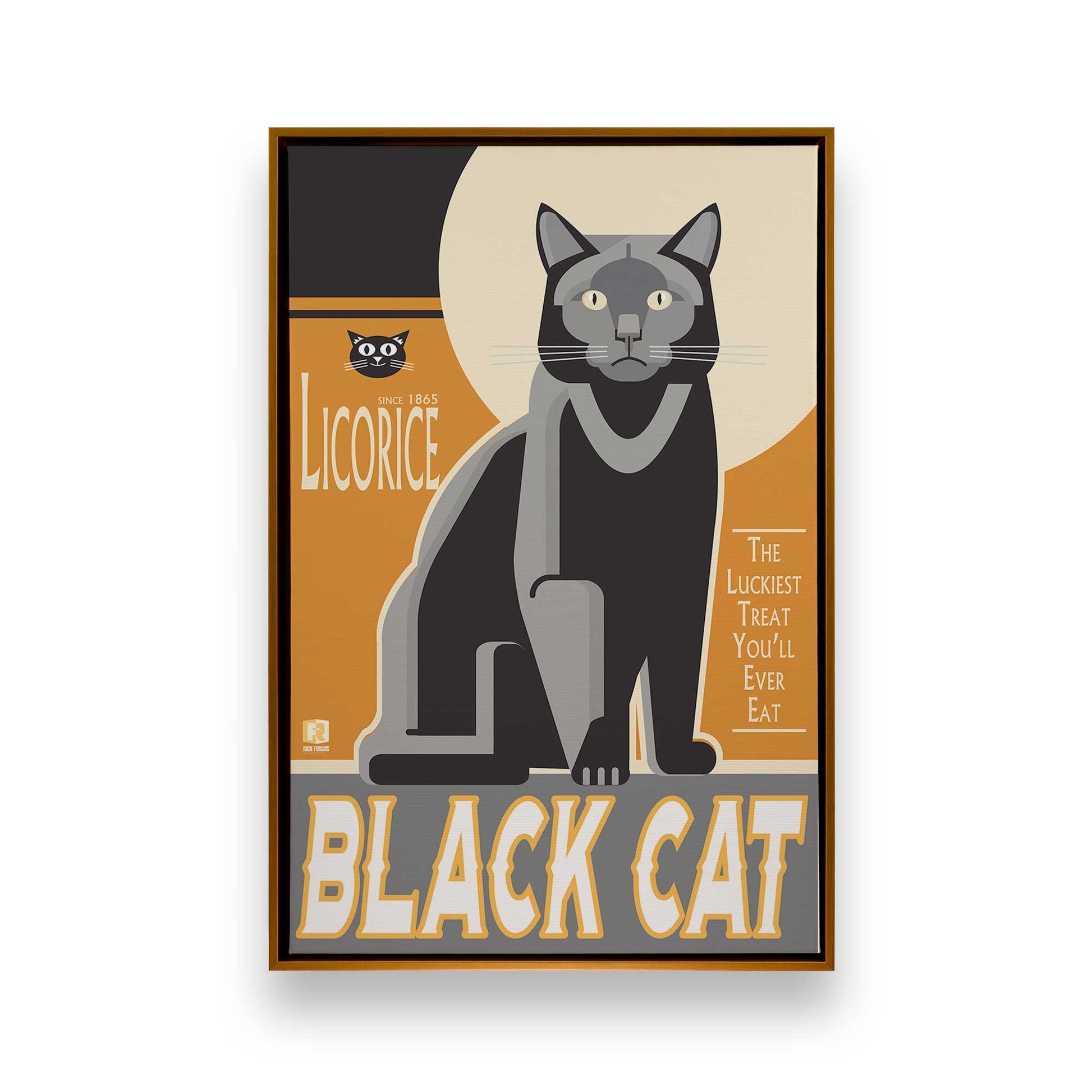 [Color:Polished Gold], Picture of art in a Polished Gold frame