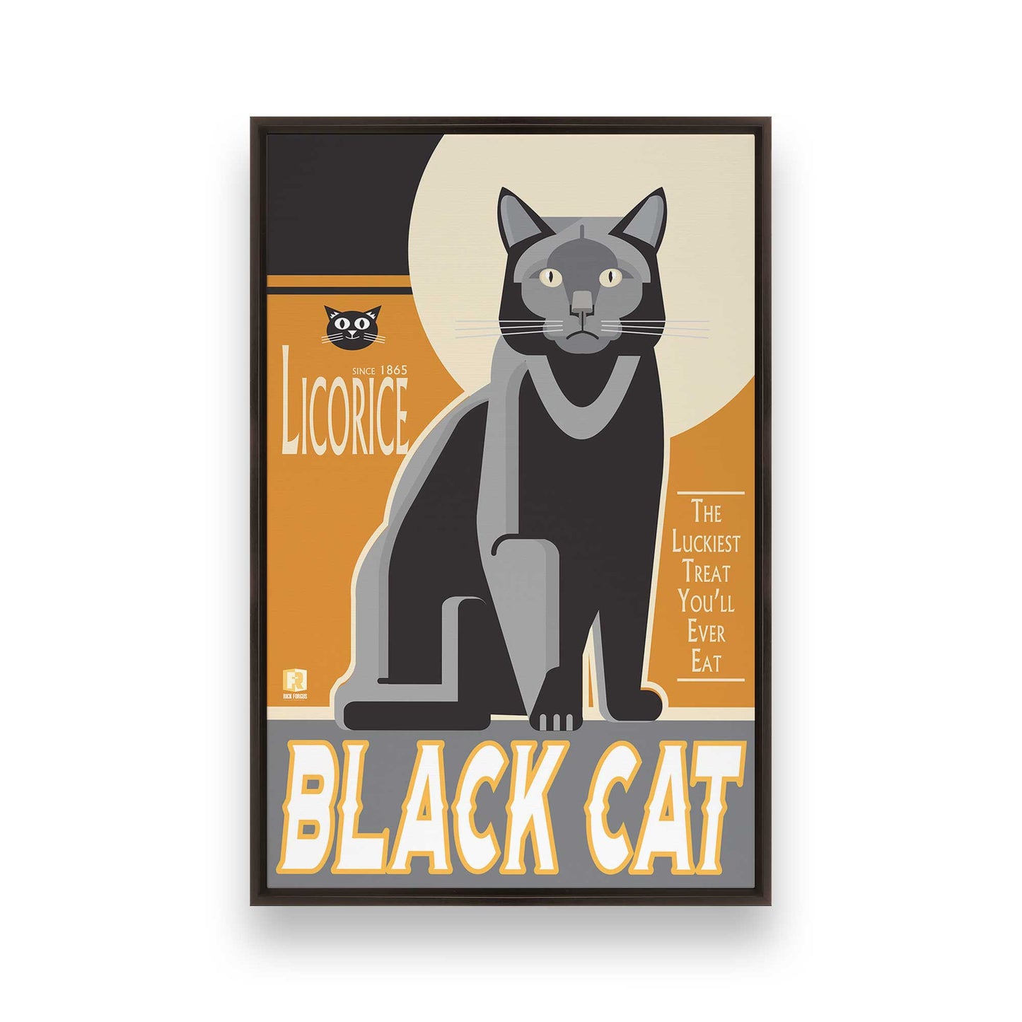 [Color:Espresso], Picture of art in a Espresso frame