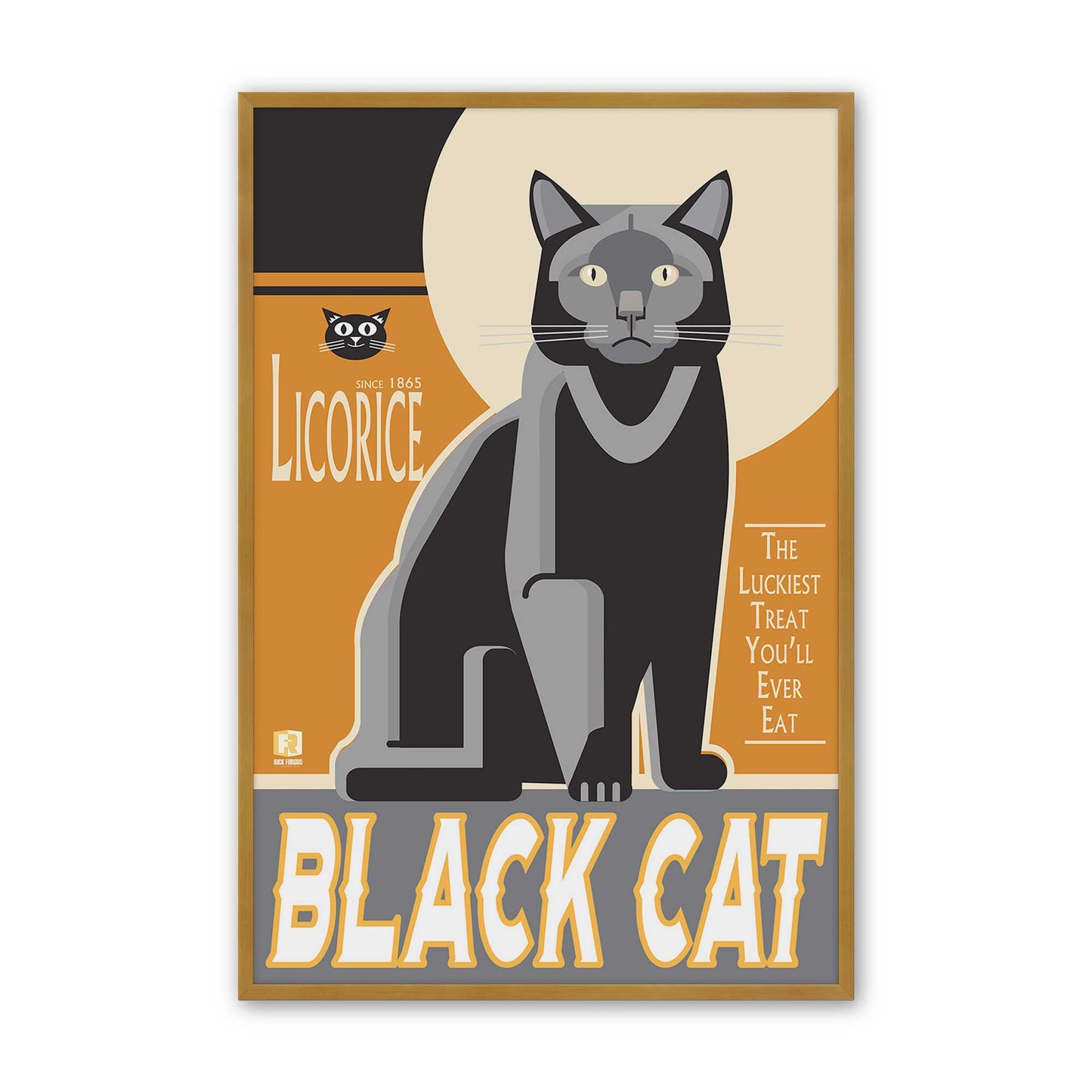 [Color:Polished Gold], Picture of art in a Polished Gold frame