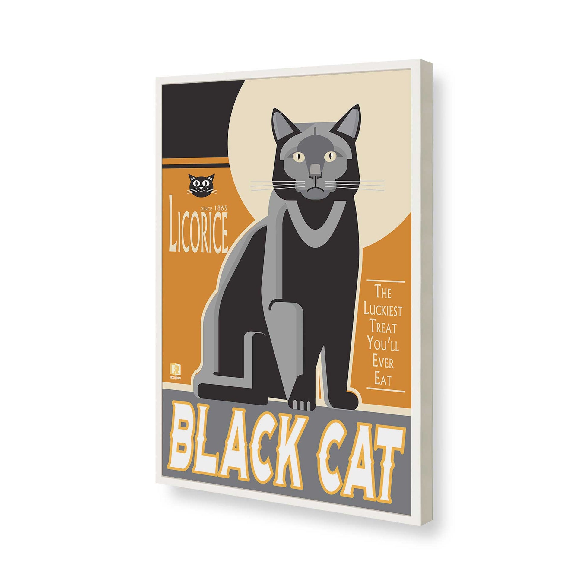 [Color:Opaque White], Picture of art in a Opaque White frame of the corner