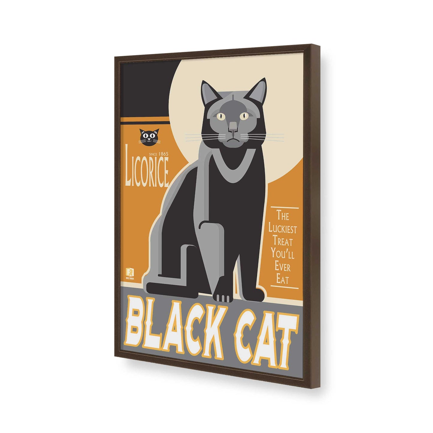 [Color:Belvinder Brown], Picture of art in a Belvinder Brown frame of the corner