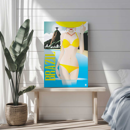 [Color:Stretched Canvas], Picture of art at an angle