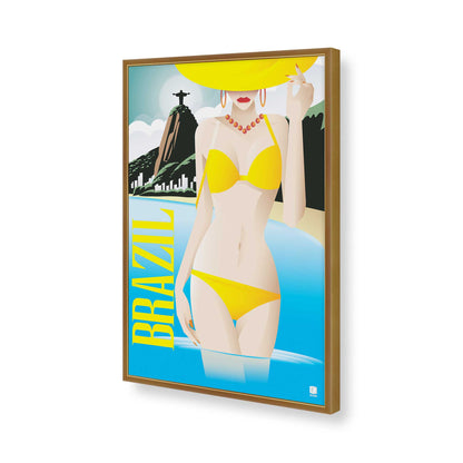 [Color:Polished Gold], Picture of art in a Polished Gold frame of the corner