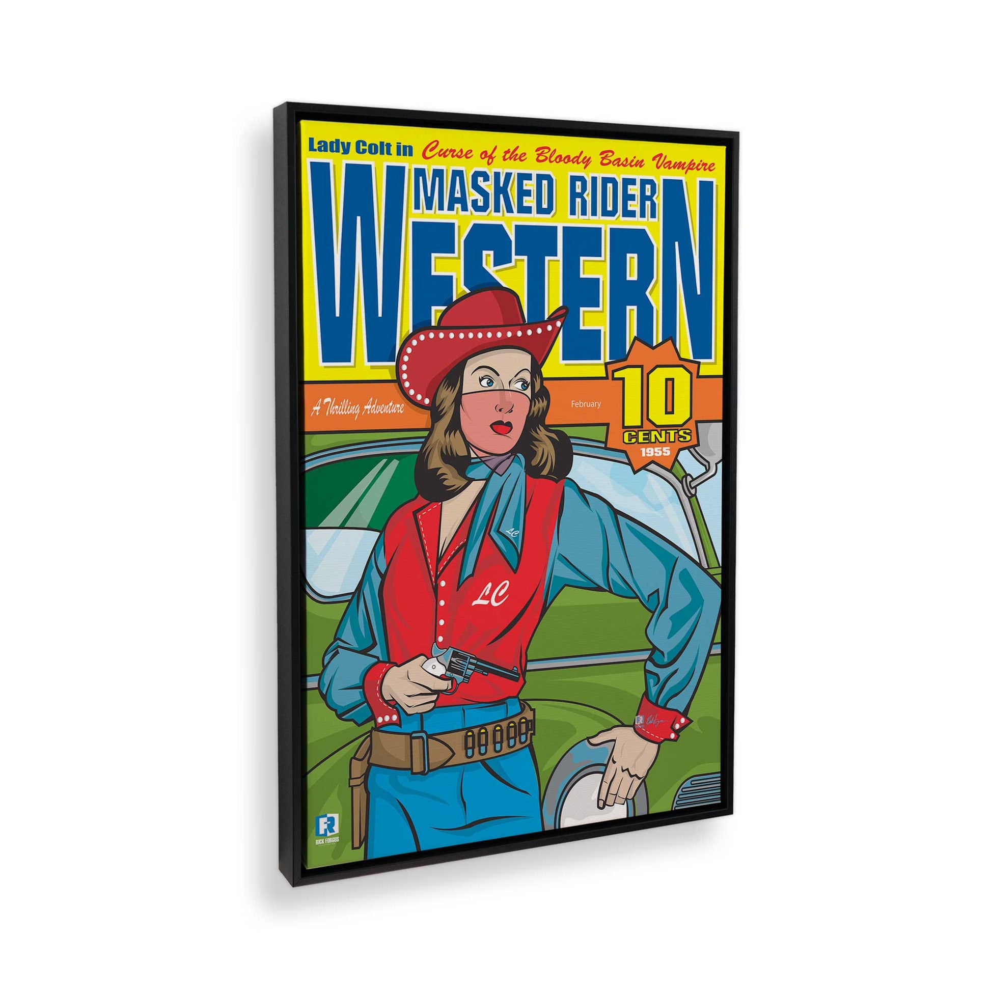 [Color:Satin Black], Picture of the corner of the art