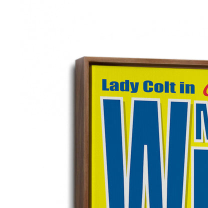 Wild West Trouble Canvas Print