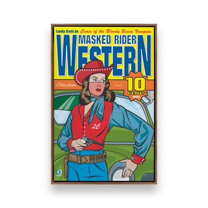 [Color:Walnut], Picture of art in a Walnut frame