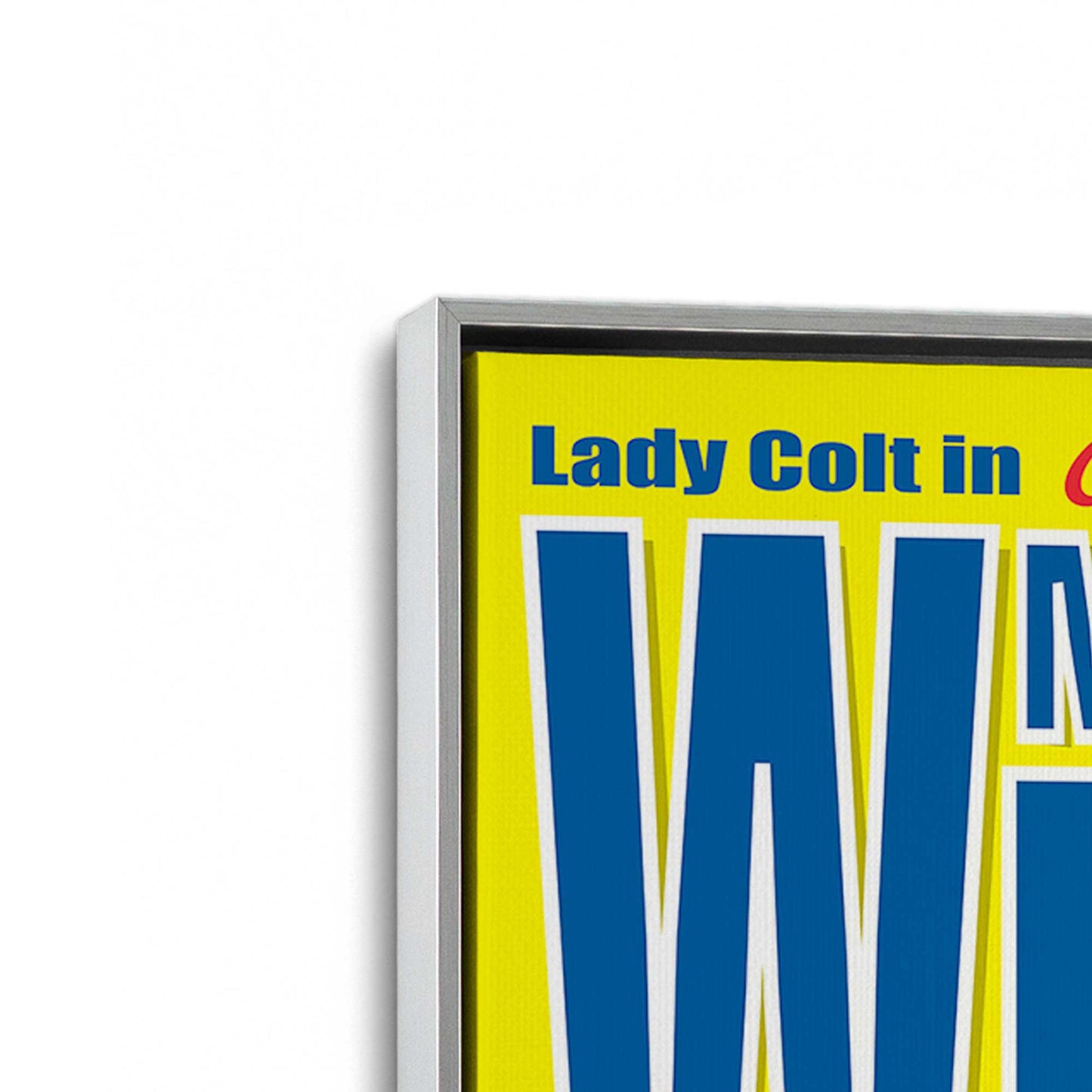 Wild West Trouble Canvas Print