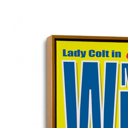 Wild West Trouble Canvas Print