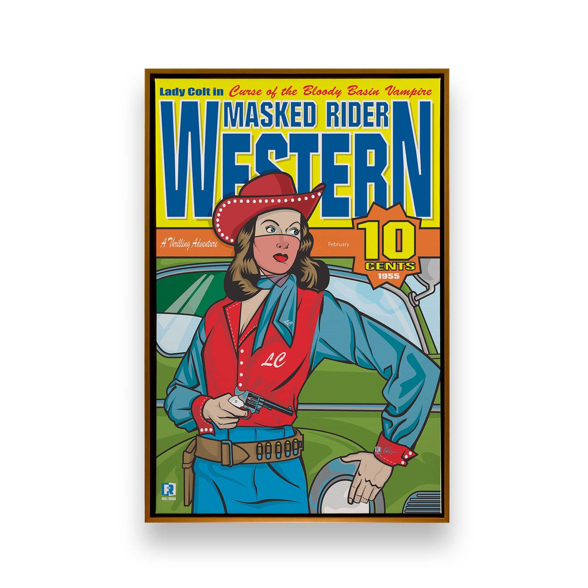 [Color:Polished Gold], Picture of art in a Polished Gold frame