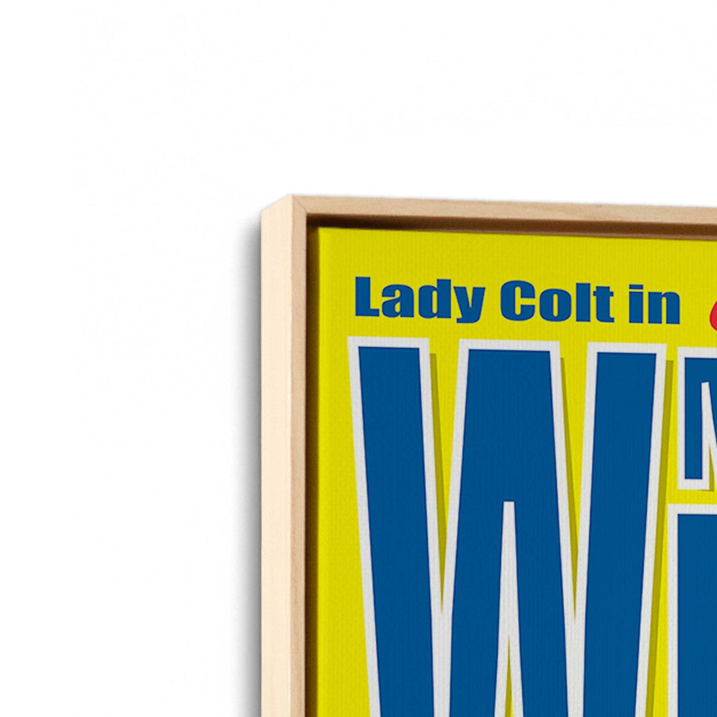 Wild West Trouble Canvas Print