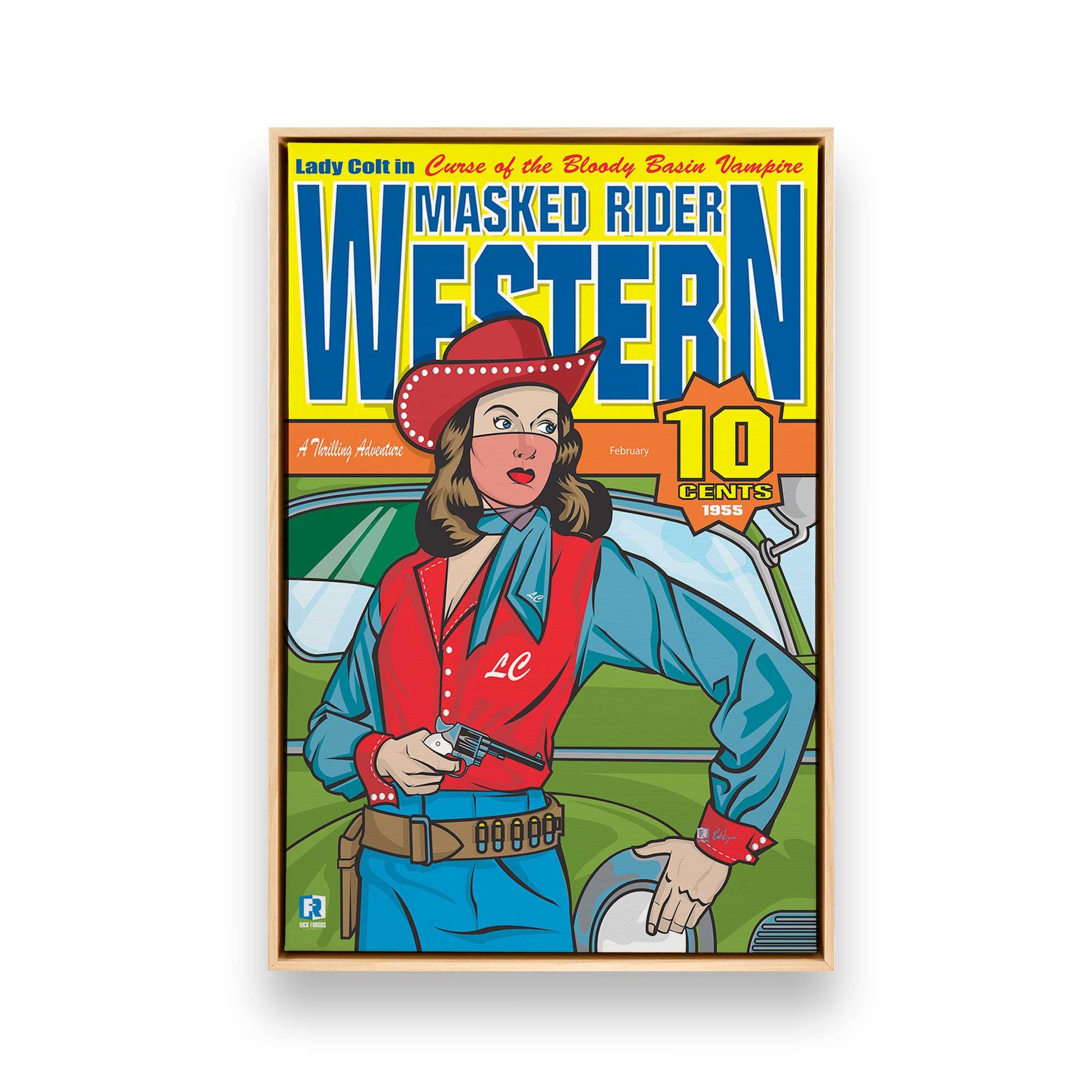 [Color:American Maple], Picture of art in a American Maple frame