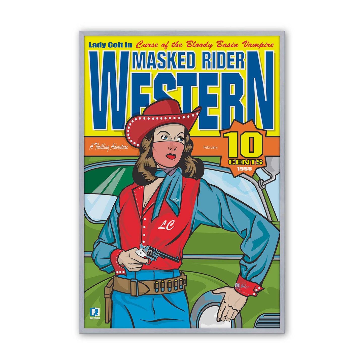 [Color:Polished Chrome], Picture of art in a Polished Chrome frame