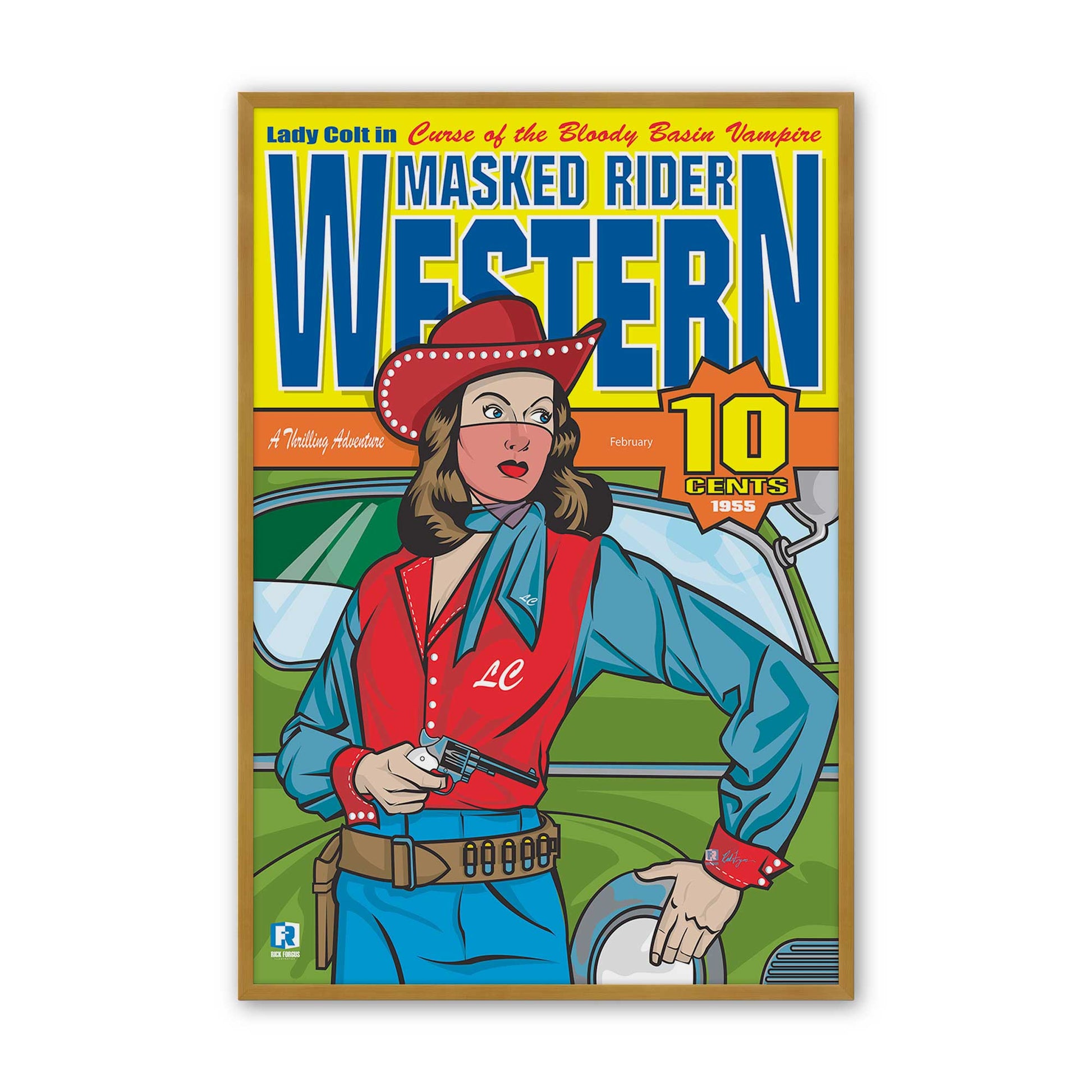 [Color:Polished Gold], Picture of art in a Polished Gold frame