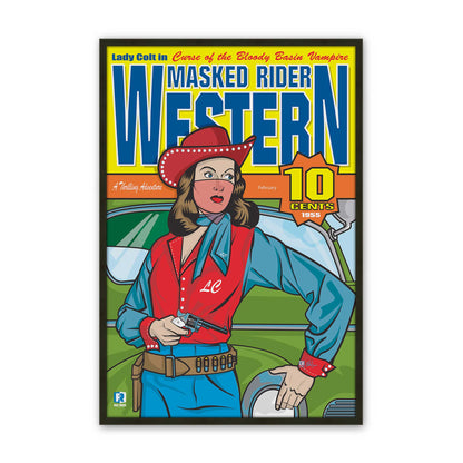 [Color:Satin Black], Picture of art in a Satin Black frame