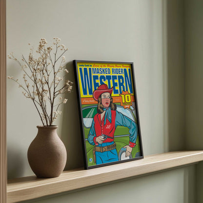 [Color:Belvinder Brown], Picture of art in a Belvinder Brown frame at an angle