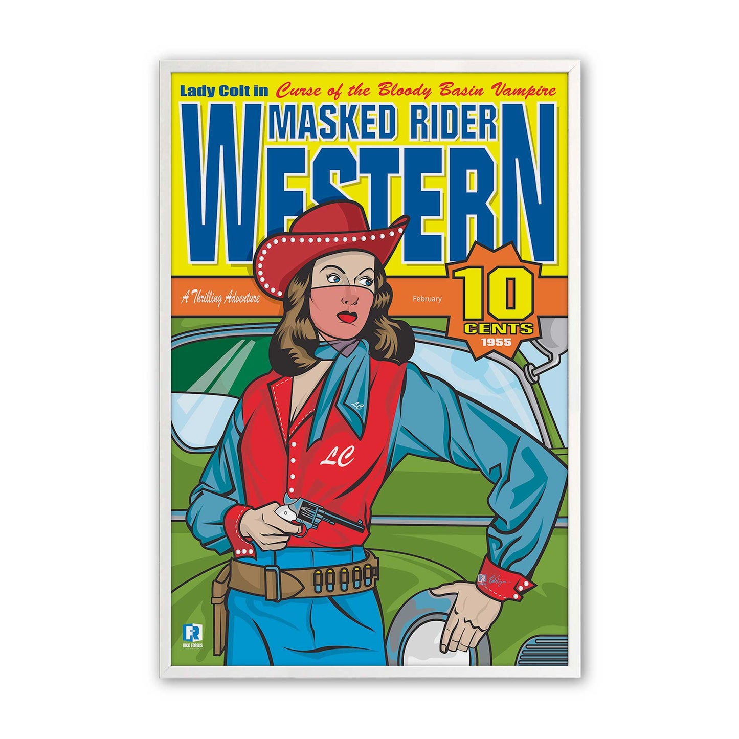 [Color:Opaque White], Picture of art in a Opaque White frame