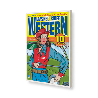 [Color:Opaque White], Picture of art in a Opaque White frame of the corner