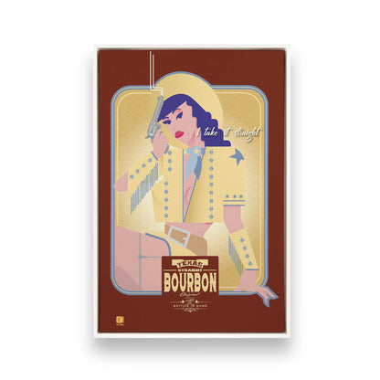 [Color:Opaque White], Picture of art in a White frame