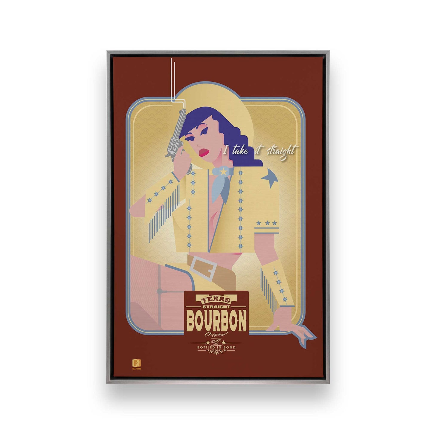 [Color:Polished Chrome], Picture of art in a Polished Chrome frame