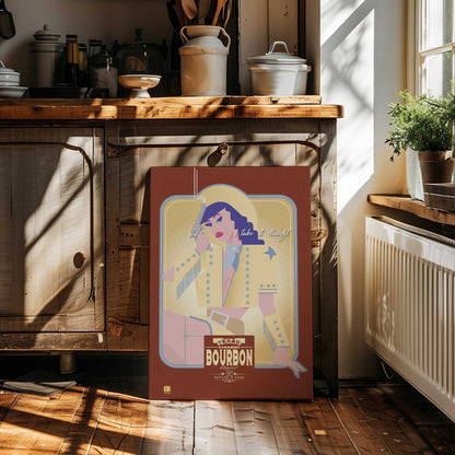 [Color:Stretched Canvas], Picture of art at an angle