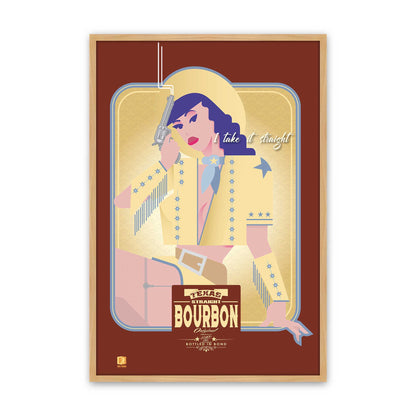 [Color:American Maple], Picture of art in a American Maple frame