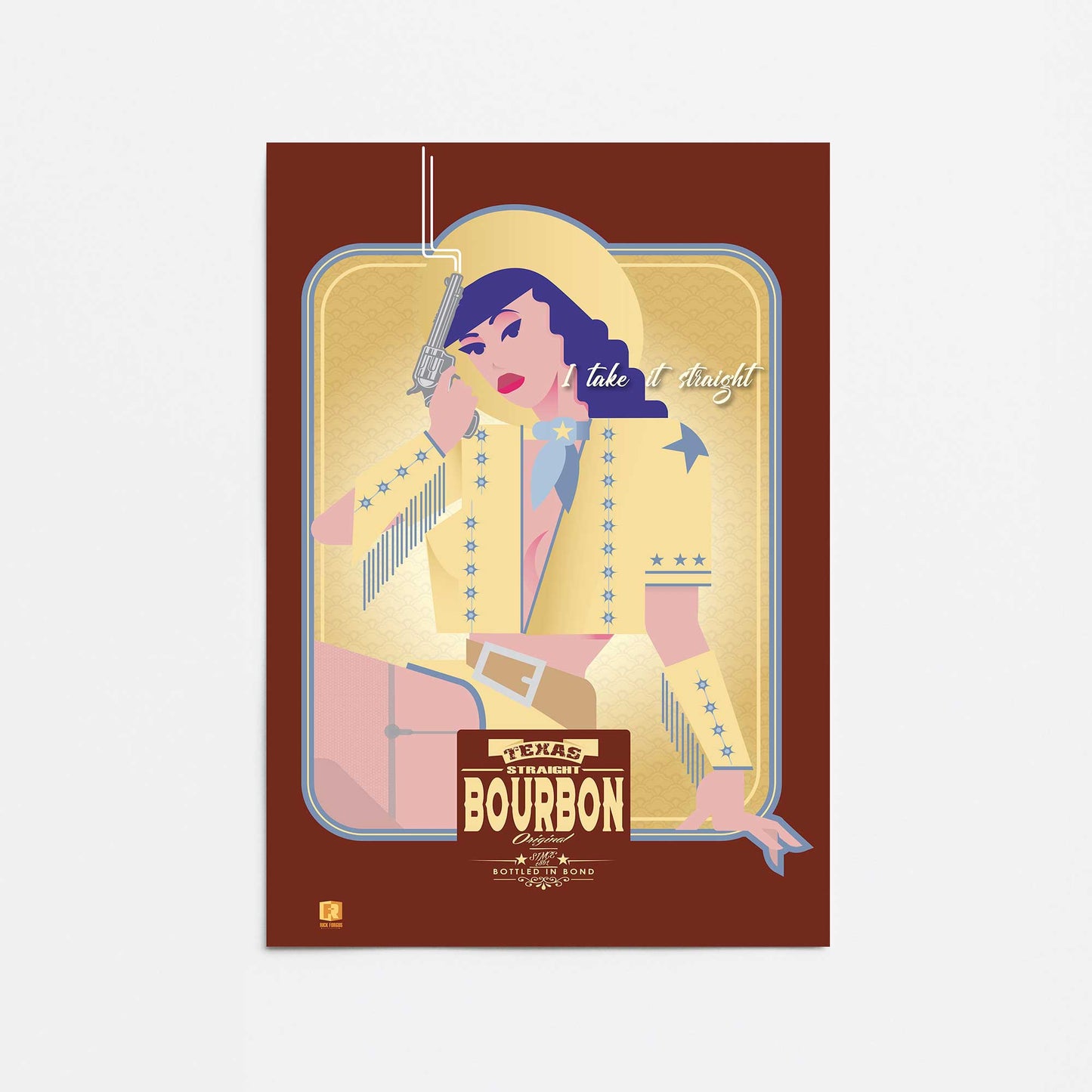 [Color:Rolled Print], Picture of close up of art