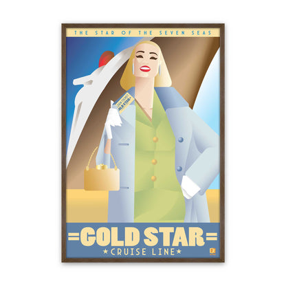 [Color:Walnut], Picture of art in a Walnut frame