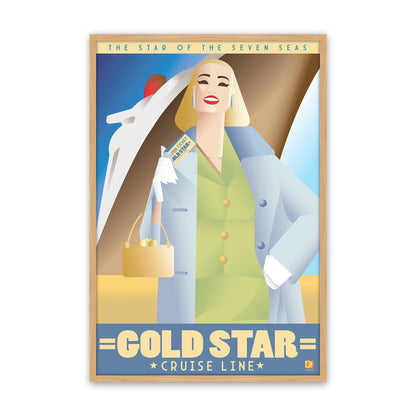 [Color:American Maple], Picture of art in a American Maple frame