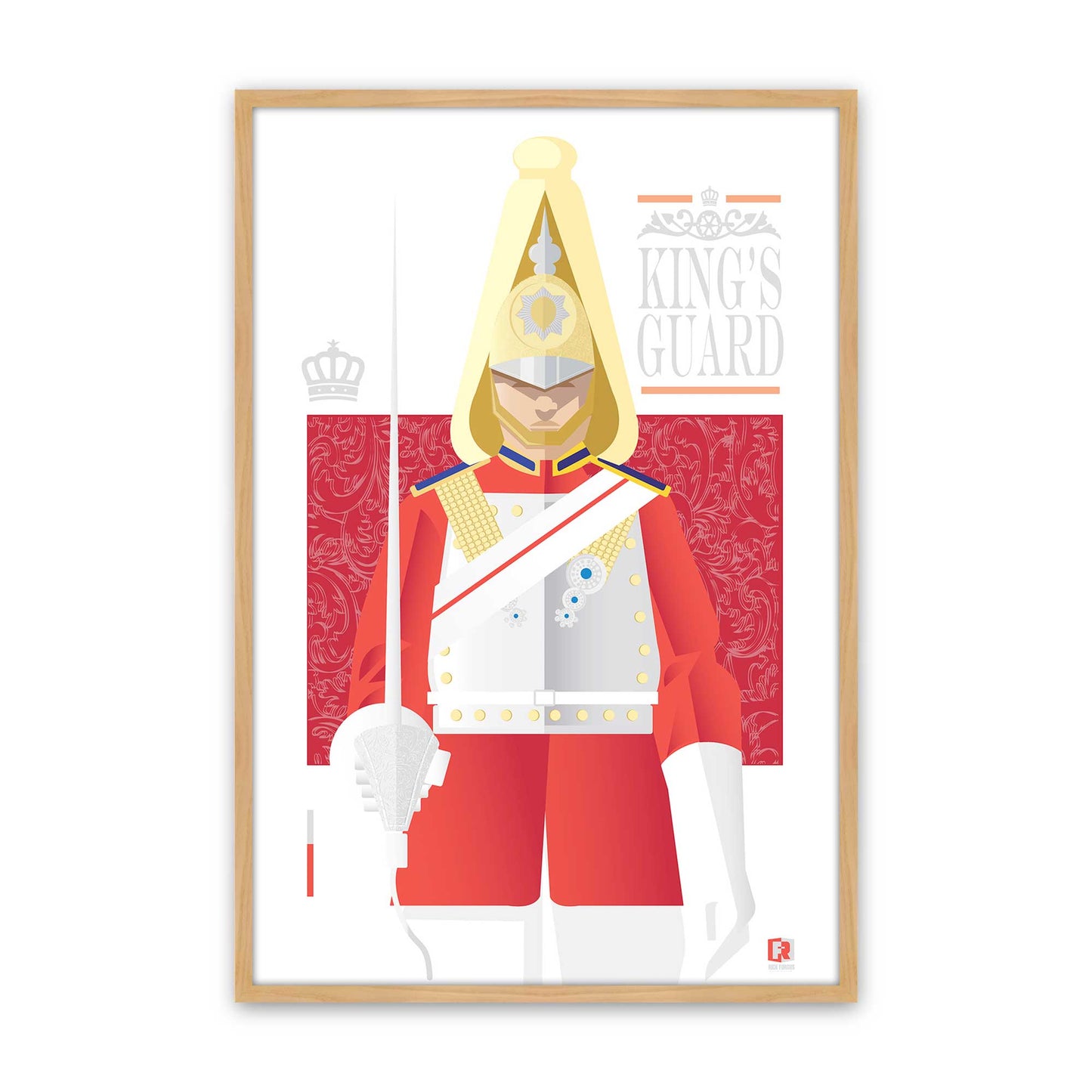 [Color:American Maple], Picture of art in a American Maple frame